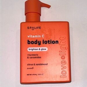 Spa Life Brighten and Glow Vitamin C Body Lotion - Orange